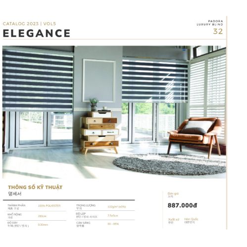 Rèm Cầu Vồng Paroda Elegance