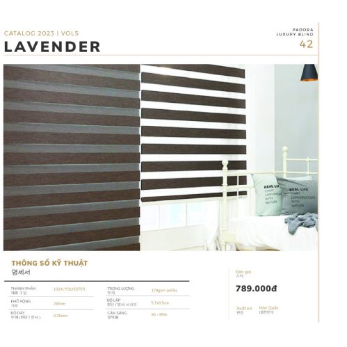 Rèm Cầu Vồng Paroda Lavende