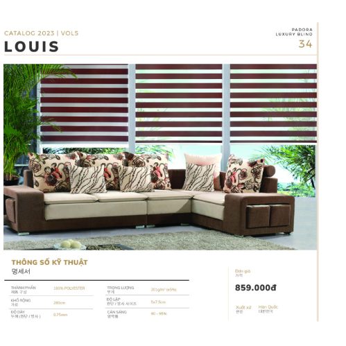 Rèm Cầu Vồng Paroda Louis