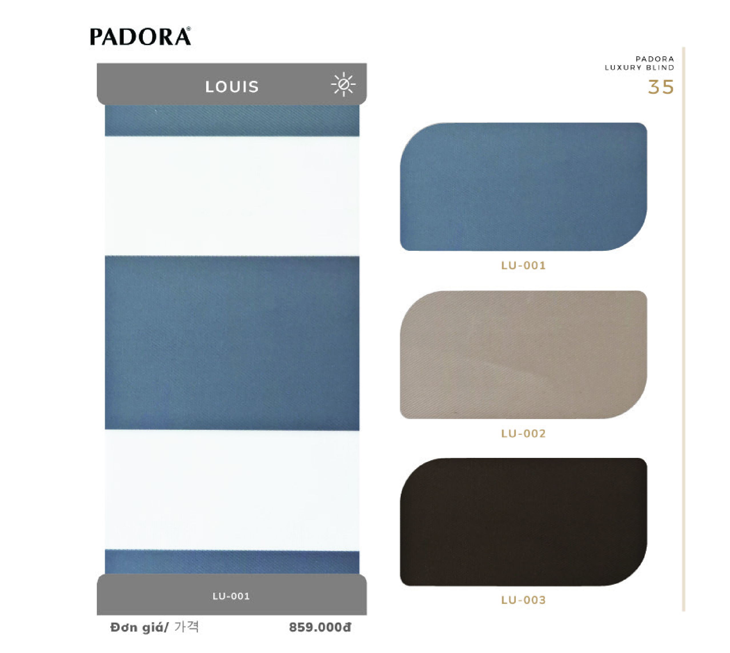 Rèm Cầu Vồng Padora Mã sản phẩm Louis