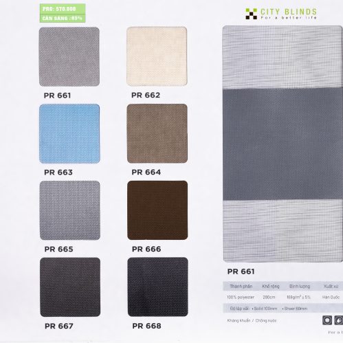 Rèm Cầu Vồng Pro City Blinds