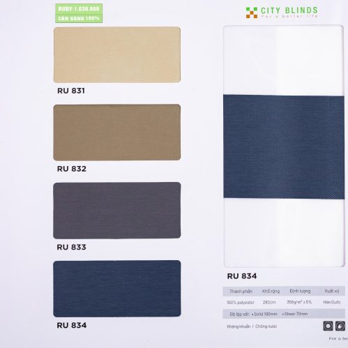 Rèm Cầu Vồng Ruby City Blinds