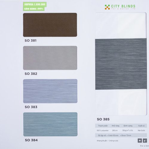 Rèm Cầu Vồng Sophia City Blinds