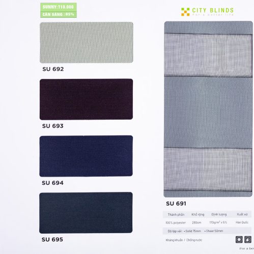 Rèm Cầu Vồng Sunny City Blinds