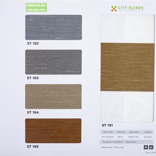 Rèm Cầu Vồng Sweet City Blinds