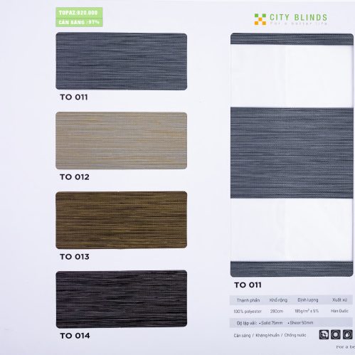 Rèm Cầu Vồng Topaz City Blinds