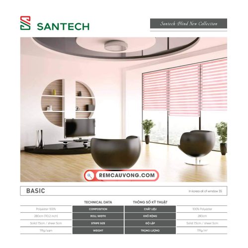 Hình ảnh Rèm Cầu Vồng Santech Basic