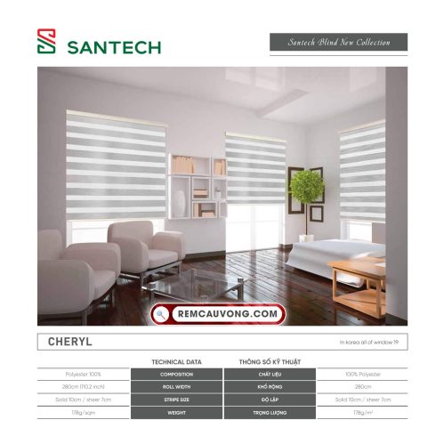 Hình ảnh Rèm Cầu Vồng Santech Cheryl