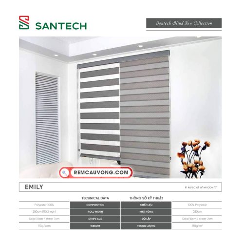 Hình ảnh Rèm Cầu Vồng Santech Emily