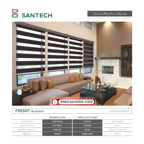 Hình ảnh Rèm Cầu Vồng Santech Freddy