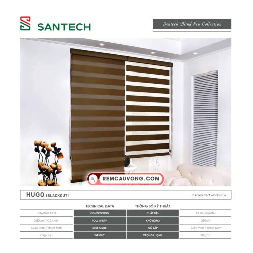 Hình ảnh Rèm Cầu Vồng Santech Hugo