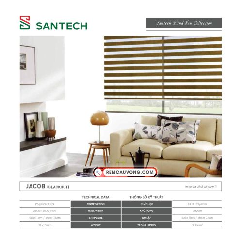 Hình ảnh Rèm Cầu Vồng Santech Jacob