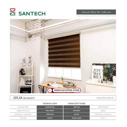 Hình ảnh Rèm Cầu Vồng Santech Julia