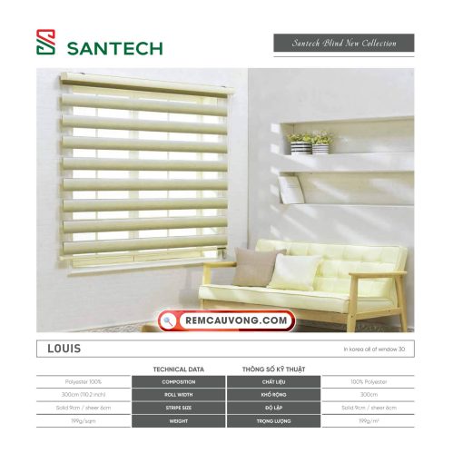 Hình ảnh Rèm Cầu Vồng Santech Louis