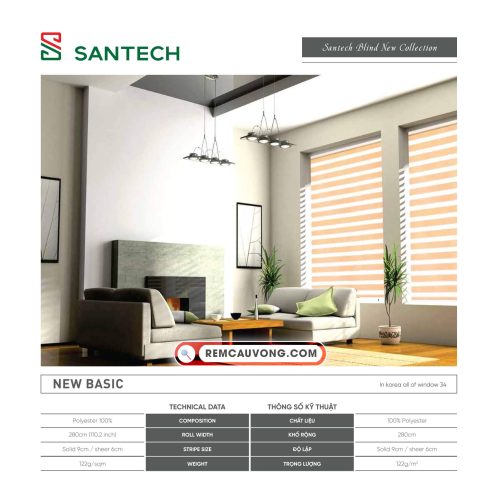 Hình ảnh Rèm Cầu Vồng Santech New Basic