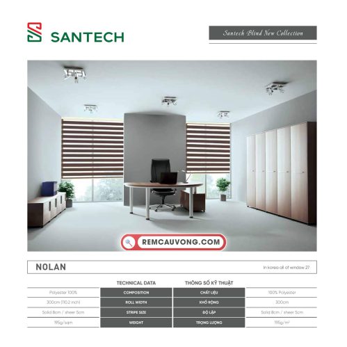 Hình ảnh Rèm Cầu Vồng Santech Nolan