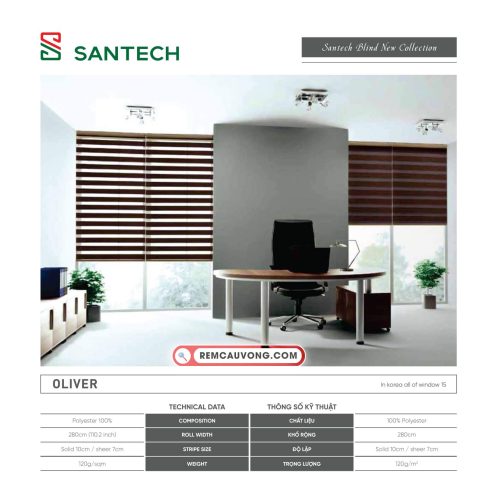 Hình ảnh Rèm Cầu Vồng Santech Oliver