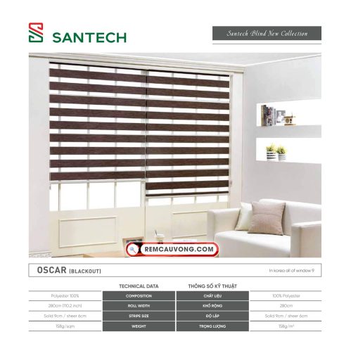 Hình ảnh Rèm Cầu Vồng Santech Oscar