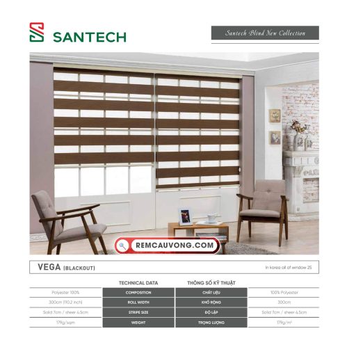Hình ảnh Rèm Cầu Vồng Santech Vega