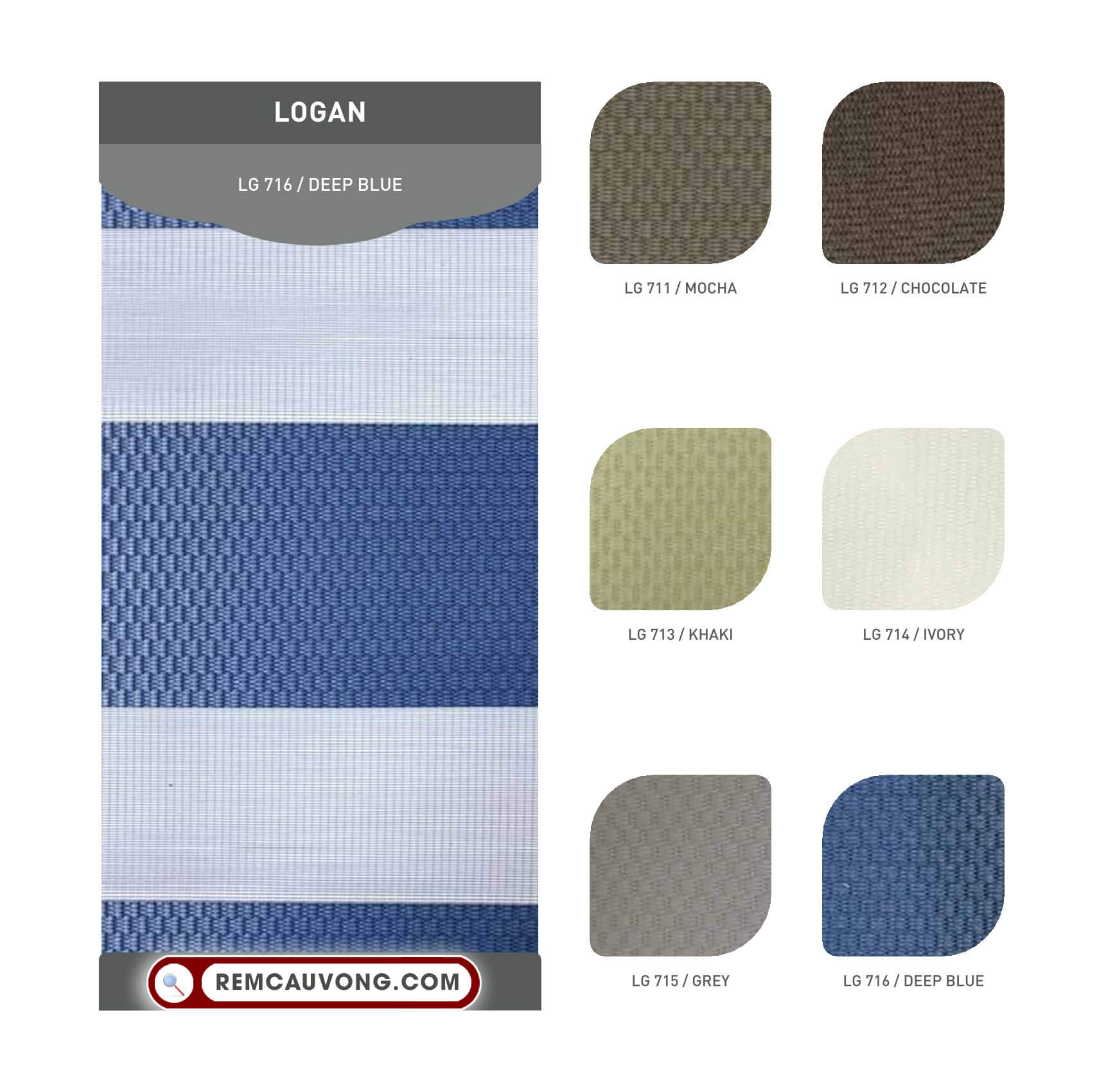 Rèm Cầu Vồng Santech Logan