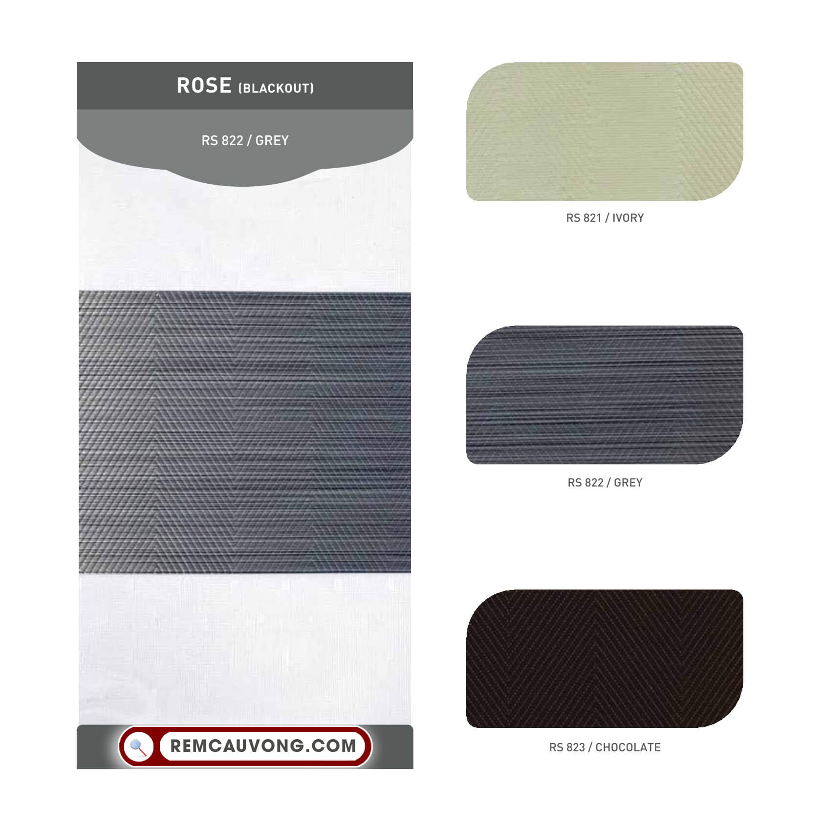 Rèm Cầu Vồng Santech Rose