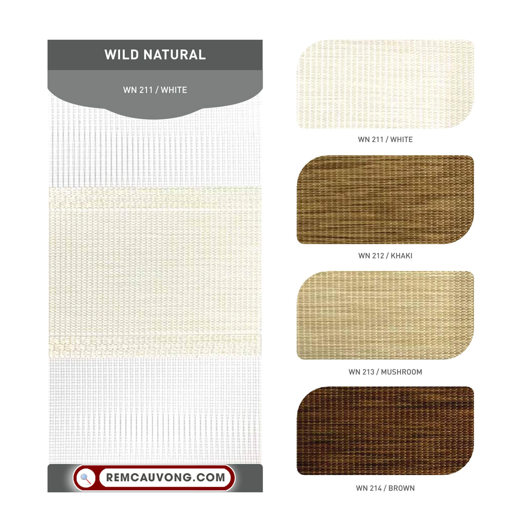 Rèm Cầu Vồng Santech Wild Natural