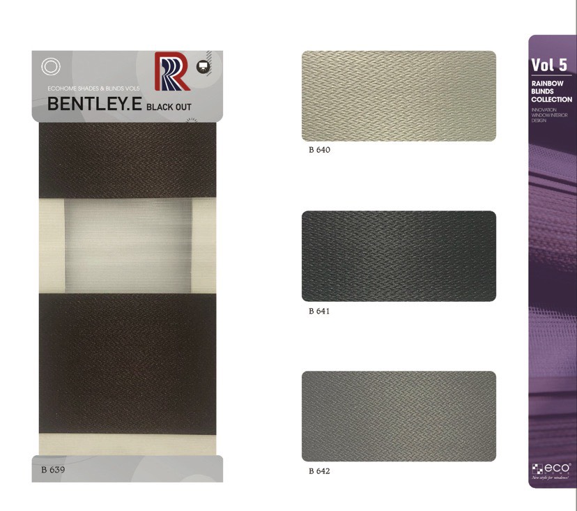 Rèm Cầu Vồng Ecohome bảng màu Bentley E