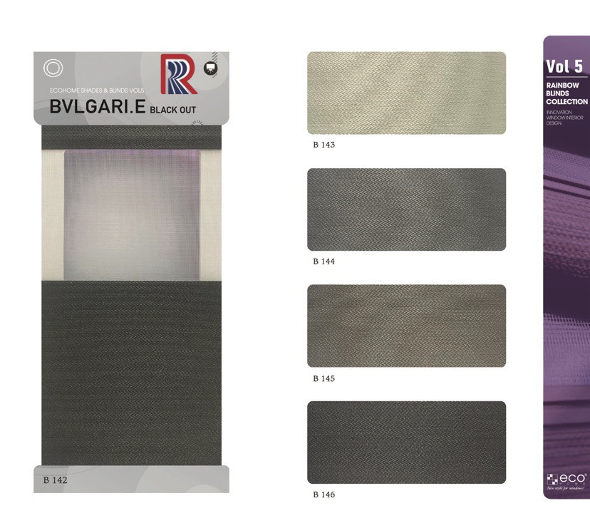 Rèm Cầu Vồng Ecohome bảng màu Bvlgari E