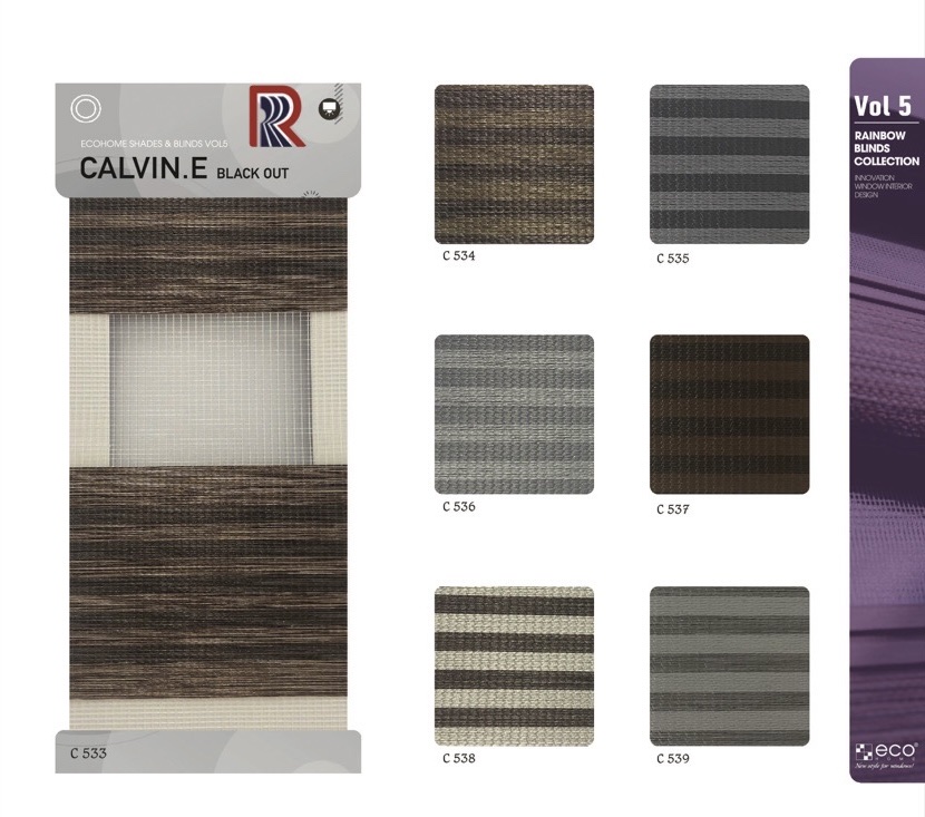 Rèm Cầu Vồng Ecohome Bảng Màu CalvinE