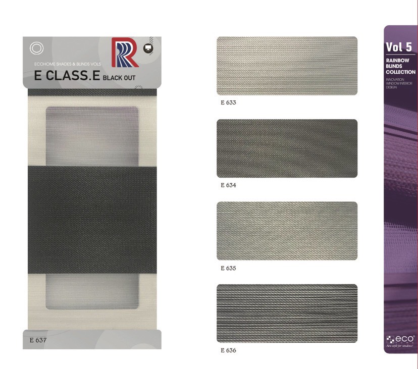 Rèm Cầu Vồng Ecohome bảng màu E Class E