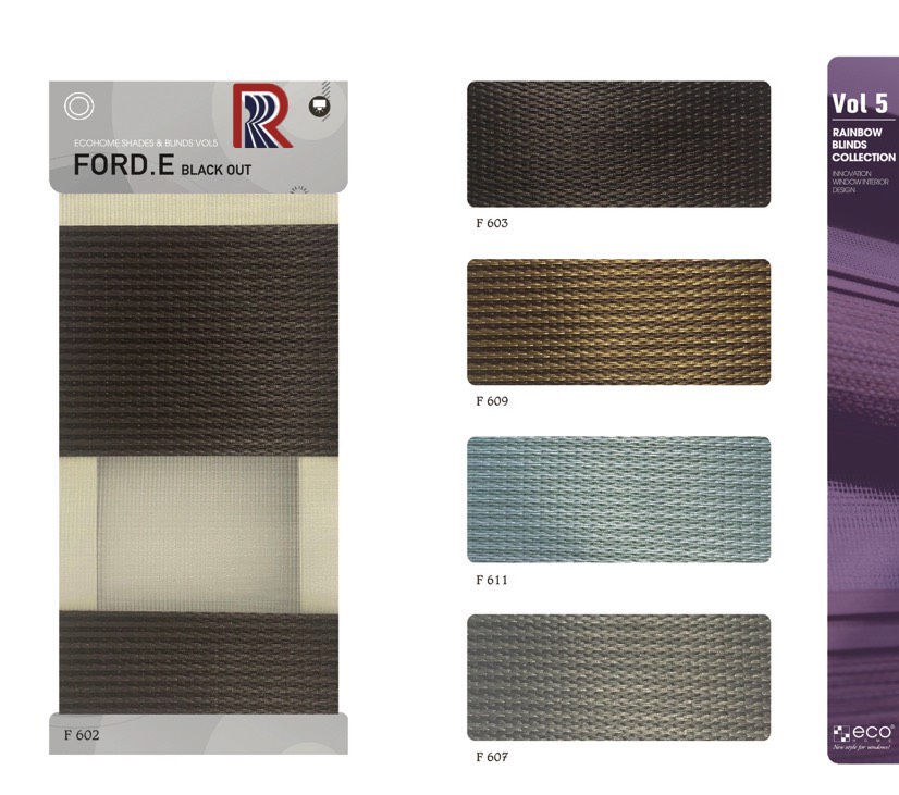 Rèm Cầu Vồng Ecohome Bảng Màu Ford E