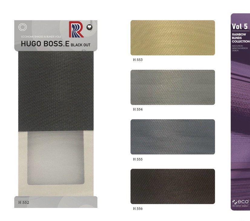 Rèm Cầu Vồng Ecohome bảng màu Hugo Boss E
