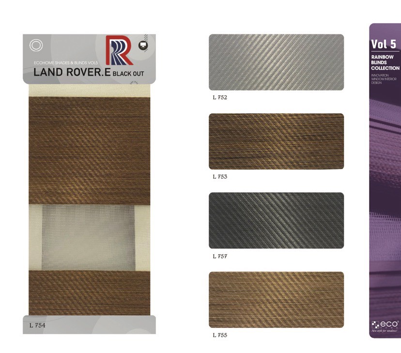 Rèm Cầu Vồng Ecohome bảng màu Land Rover E