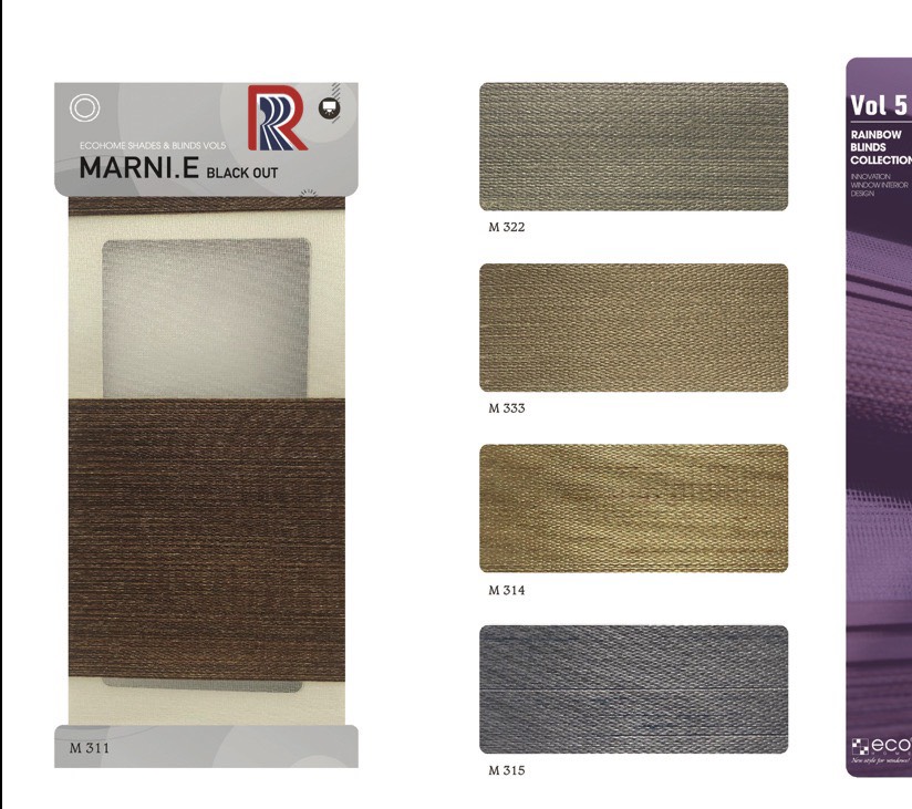 Rèm Cầu Vồng Ecohome Bảng Màu Marni E