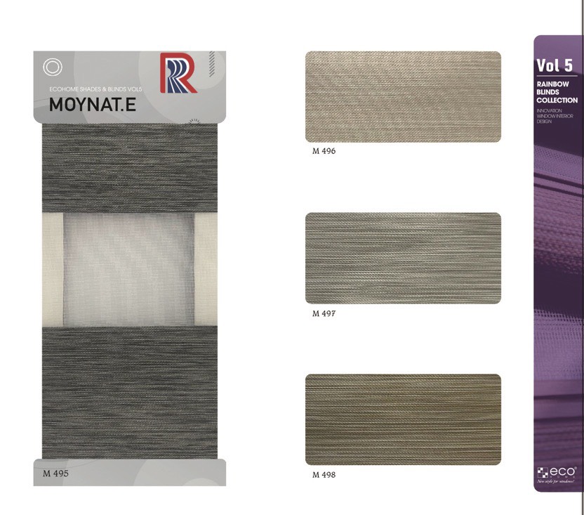 Rèm Cầu Vồng Ecohome bảng màu Moynat E