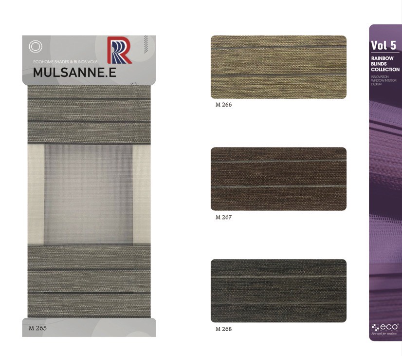 Rèm Cầu Vồng Ecohome bảng màu Mulsanne E