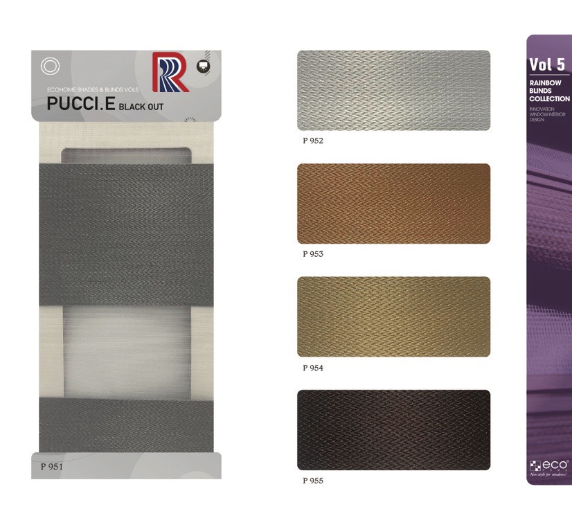 Rèm Cầu Vồng Ecohome bảng màu Pucci E
