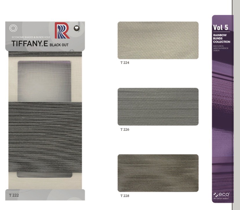 Rèm Cầu Vồng Ecohome bảng màu Tiffany E