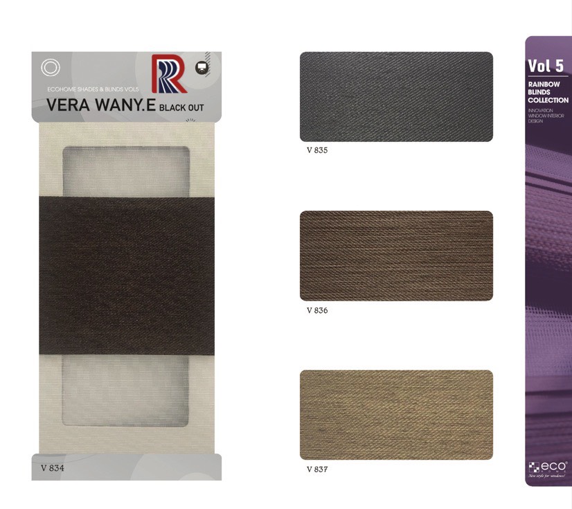 Rèm Cầu Vồng Ecohome bảng màu Vera Wany E