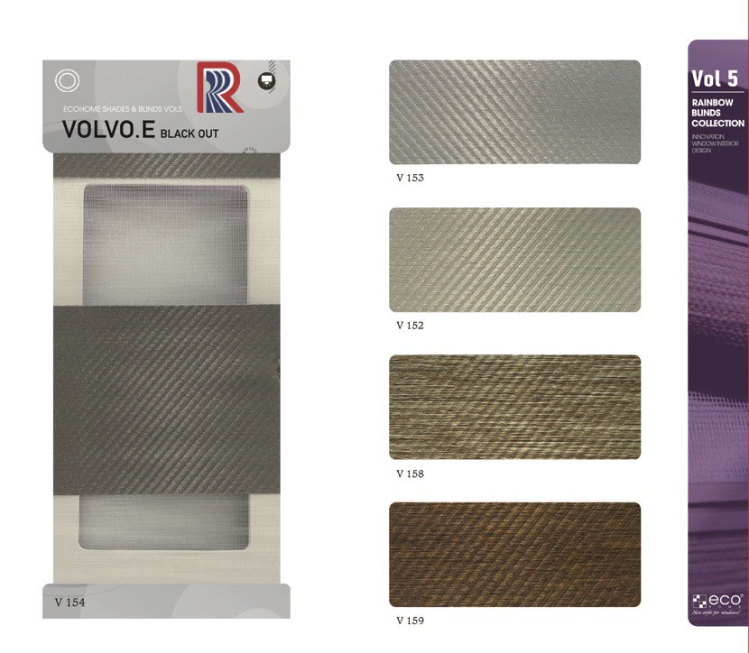 Rèm Cầu Vồng Ecohome bảng màu Volvo E