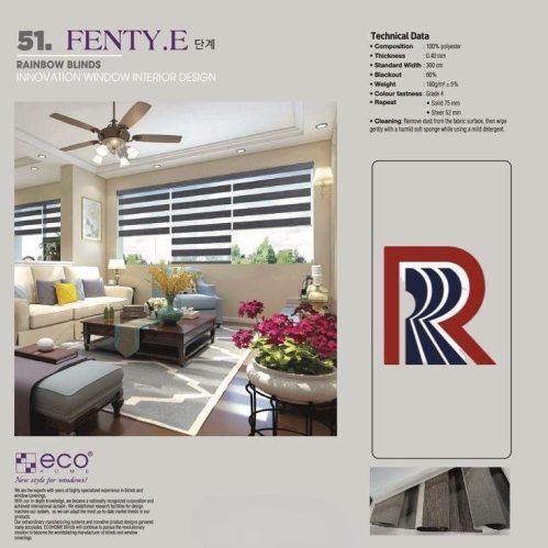 Rèm Cầu Vồng Ecohome Fenty E