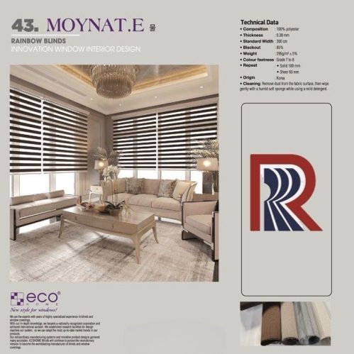 Rèm Cầu Vồng Ecohome Moynat E