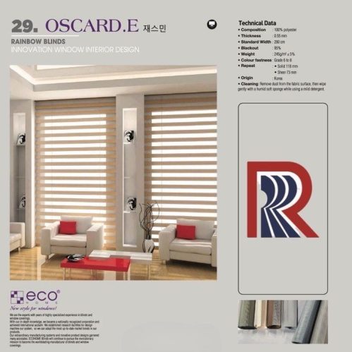 Rèm Cầu Vồng Ecohome Oscard E