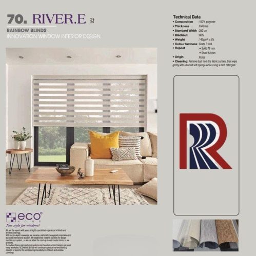 Rèm Cầu Vồng Ecohome River E