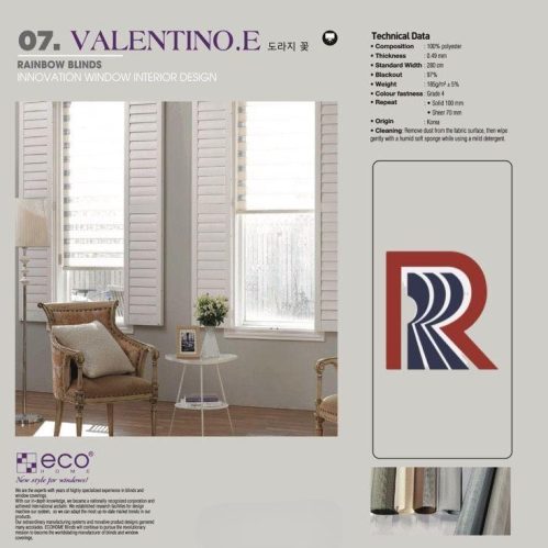 Rèm Cầu Vồng Ecohome Valetino E