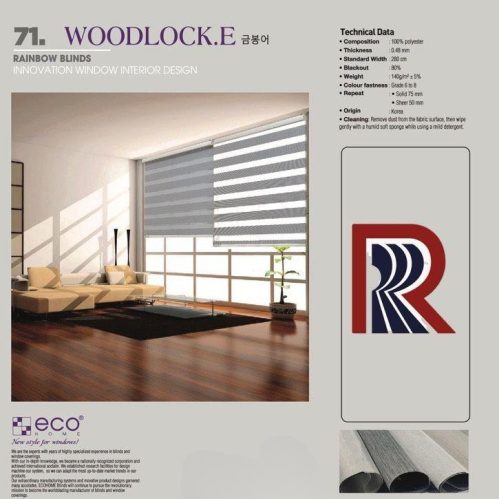 Rèm Cầu Vồng Ecohome Woodlock E