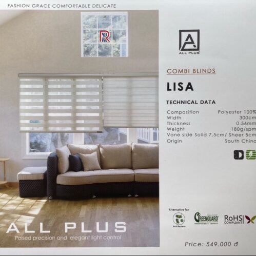 Rèm Cầu Vồng Allplus Lisa