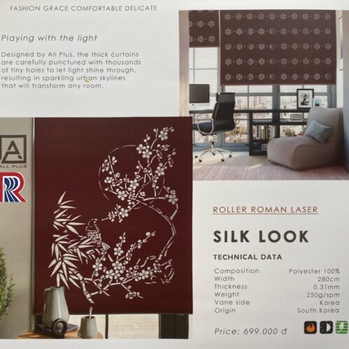 Rèm Cầu Vồng Allplus Silk Look