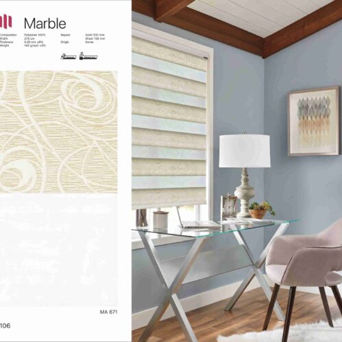 Hình Ảnh Rèm Cầu Vồng Modero Marble